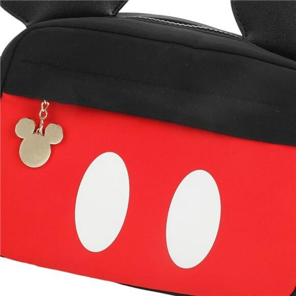 Mickey Mouse Ears Crossbody Bag Black Small Disney Purse with Zip Pockets - Picture 6 of 8